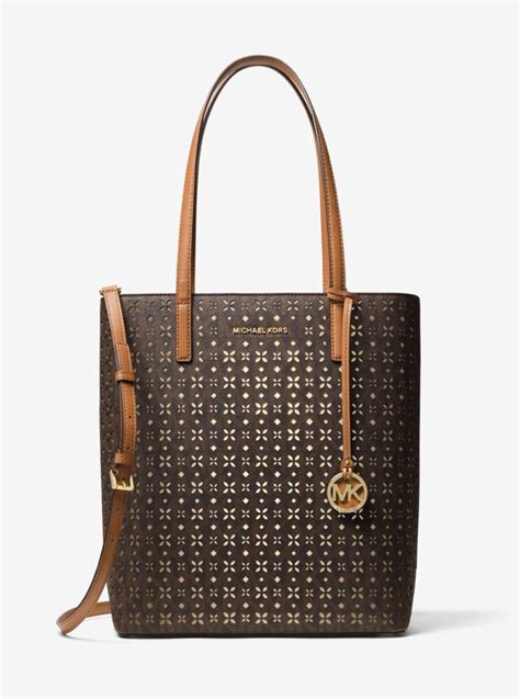 michael kors hayley tote macys|Hayley Large Perforated.